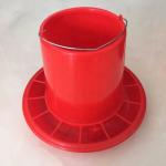 10kg Chicken Feeder Automatic Chicken Feeding System Yellow Red