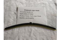 China Auto Multifunctional Boneless Soft Wiper Blades 19'' High Duablity supplier