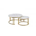 Fashion Living Room Coffee Circle Marble Dining Table for sale