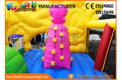 China Pvc Mickey Mouse Commercial Inflatable Bounce House With Slide Easy To Carry supplier