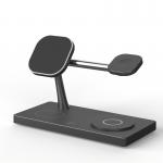 15W All In One Wireless Charger With Working Frequency 110-205KHz ABS Zinc Alloy for sale