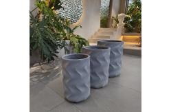 China 55 Pounds Fiber-Clay Planter Frost Resistant Heavy-Duty and Long-Lasting supplier