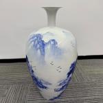 Collectible Style Blue And White Ceramics Distributor Line