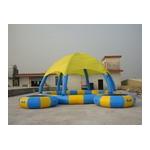 Family Size Kids Inflatable Pools With Tent Cover
