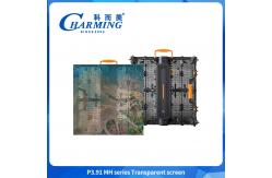 China LED Screen P3.91 Commercial Advertising  Display Outdoor Transparent Led Display Screen supplier