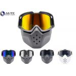 Full Face Stylish Safety Glasses , Construction Safety Goggles ABS Raw Frame for sale