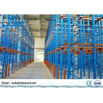 Powder Coated Selective Drive In Pallet Rack High Density Q235B Steel for sale