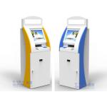 Thermal Printer Self Service Kiosk Touchscreen With Cash Payment Coin Acceptor for sale