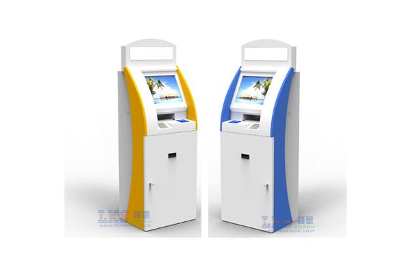 Thermal Printer Self Service Kiosk Touchscreen With Cash Payment Coin Acceptor
