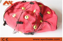 China Neurofeedback EEG Cable Red Integrated 20 Leads EEG Cap For EEG Machine supplier