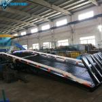 10T-10M Customized Black Portable Manual Dock Ramp Connecting The Trucks And Forklifts for sale