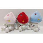 Three color record moving mushrooms left and right electric plush toy soft comfort doll for sale
