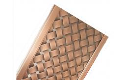 China Architecture Outside Design Concert Hall Metal Facade Fabric With Antique Copper supplier