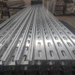 Hot Dipped Galvanized Unistrut Steel Sections Q195-Q345 With Various Sizes Galvanised Unistrut for sale