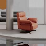 Customized iso Single Leather Recliner Sofa Two Seater Living Room