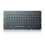 Compact Lightweight Silicone Industrial Keyboard IP65 Dynamic Front Panel for sale