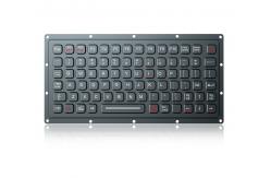 China Compact Lightweight Silicone Industrial Keyboard IP65 Dynamic Front Panel supplier