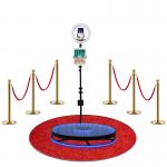 Adjustable Shutter Speed Rent 360 Camera Booth 115cm Bluetooth For Party for sale