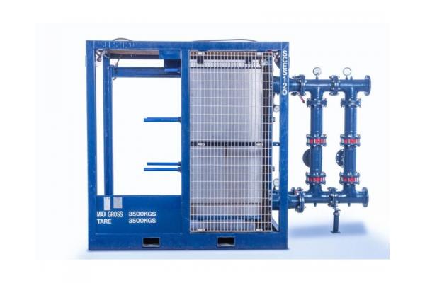Offshore Mud Cooling System 20°C-40°C Temperature Fluid Cooling System