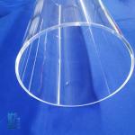Resistance High Temperature Customizable Size Quartz Glass Tube Fused Silica Transparent Quartz Tube for sale