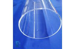 China Factory Custom Quartz Glass Pipe Large Diameter supplier