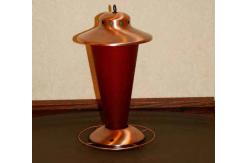 China Home Hanging Painted Decorative Metal Bird Feeders Rust Resistance supplier