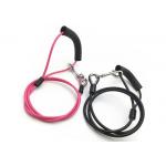 1.8 - 2.0mm Spring Hook Pet Tie Out Cable , Stainless Steel Dog Training Leash for sale