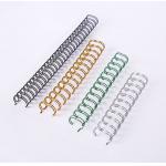 A4 Papers Book Binding Wire , Diameter 4.8 - 38.1mm Double Wire Ring for sale