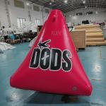 Custom Logo Inflatable Triangle Water Buoy Water Park Inflatable Floating Marker