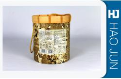 China Fancy Logo Printed Cardboard Tubes With PP Ropes , Eco - Friendly supplier