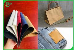 China 0.55MM Foldable And Reusable Wosheble Kraft Peiper For Making Kangaskassi supplier