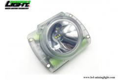China 1W 13000Lux Waterproof IP68 6.8Ah LED Miners Cap Lamp supplier