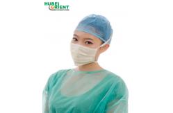 China OEM One Time Use PP Nonwoven Surgical Face Mask With Tie On supplier