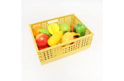 China Odorless Collapsible Plastic Storage Boxes , Thickened Stacking Plastic Crates supplier