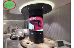 China Indoor P4 Fixed Advertising LED Screens Curved LED Display Cylindrical Screens supplier