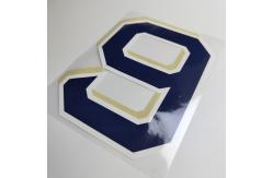 China Elastic Iron On Heat Transfer Letters And Numbers For Football Jerseys supplier