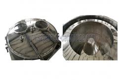 China Silver CBD Oil Extraction Basket Centrifuge Machine With 12 Months Warranty supplier