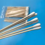 Wooden Cotton Swab 150mm Long Specimen Collection Swabs for sale