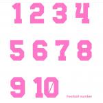 Club Customizable Cut Heat Transfer Letters And Numbers For Jersey for sale