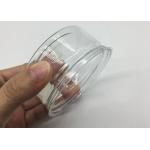 28mm Height Clear Plastic Cylinder With Peel Off Lid For Nuts , Coffee for sale