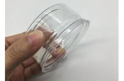 China 28mm Height Clear Plastic Cylinder With Peel Off Lid For Nuts , Coffee supplier