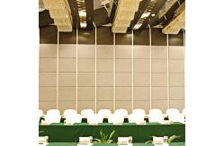 China Movable Fabric Finish Removable Exhibition Acoustic Fiber  Fireproof Partition Wall For Hotel supplier