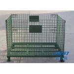 Wire mesh container used in storing goods in warehouse for sale