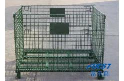 China Wire mesh container used in storing goods in warehouse supplier