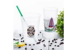 China 700 Ml Injection Disposable Drinking Cup Pp Cups Portable Eco Friendly supplier