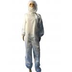 Biotech / Pharmaceutical Industries ESD Coverall Stand Up Collar With Hood for sale