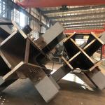 Prefabricated Steel Structure Warehouse Shed Construction Box Steel Column Building