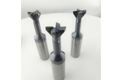 China High Precision GU25UF Carbide swallowtail Cutter PVD Coating For Plastic Moulds supplier