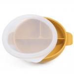 Round Silicone Food Bowl Heat Resistant Silicone Suction Bowl for sale
