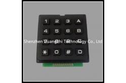 China 4 * 4 Matrix Industrial  Plastic Computer Keyboard 16 Key USB /R232 Interface Connecter supplier